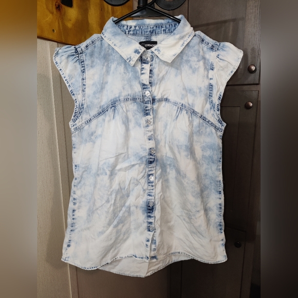 Jordache Other - ***Jordache Girls Denim Wash Blouse